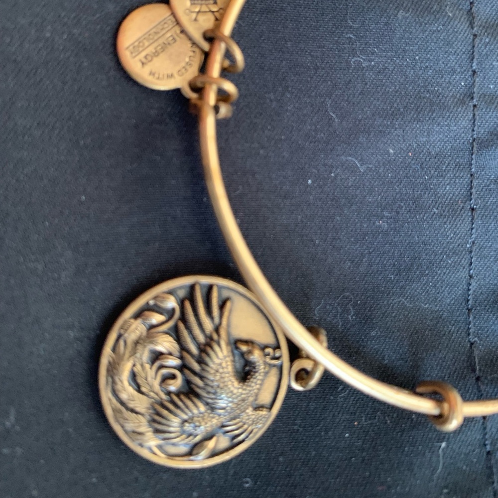Alex and Ani Phoenix Charm Bracelet Gold-tone
